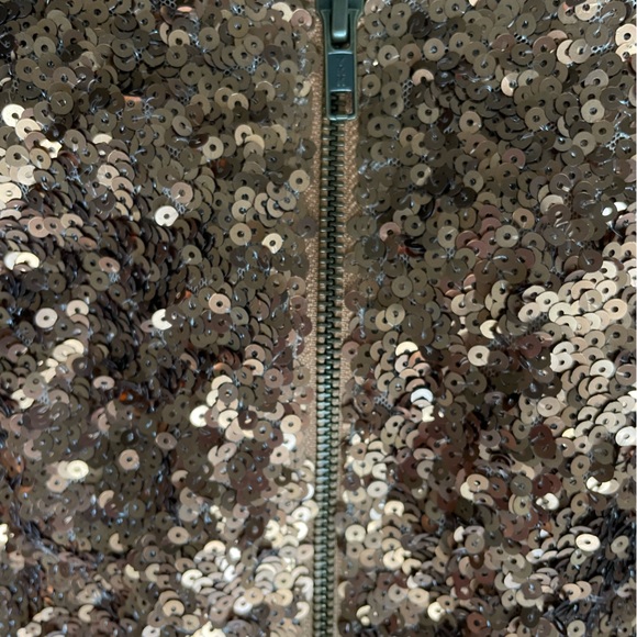 BNWOT French Connection for the Holidays! Beautiful Copper Sequin Dress, 4. - Picture 7 of 9